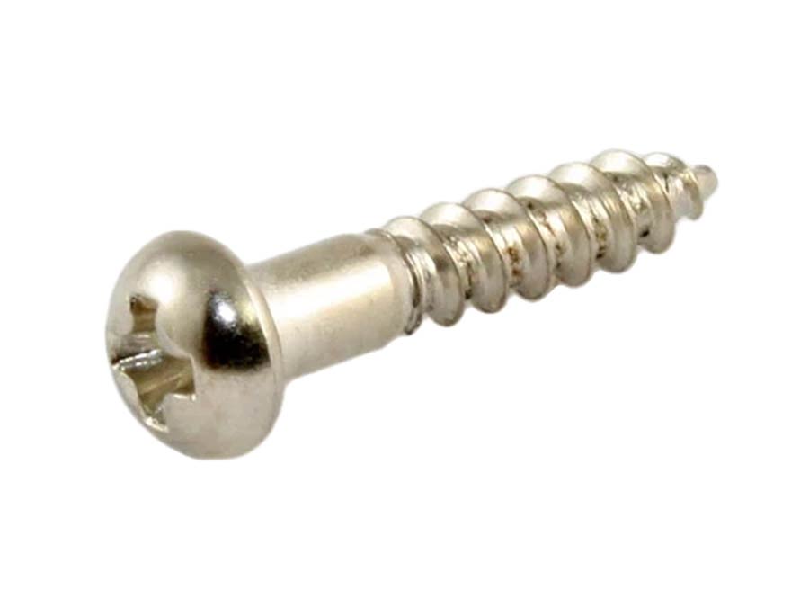 Allparts - GS0006B01 - bulk pack of long machine head screws, nickel, 100pcs