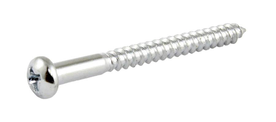 Allparts - GS0011B10 - bulk pack of bass pickup screws, chrome, 50pcs