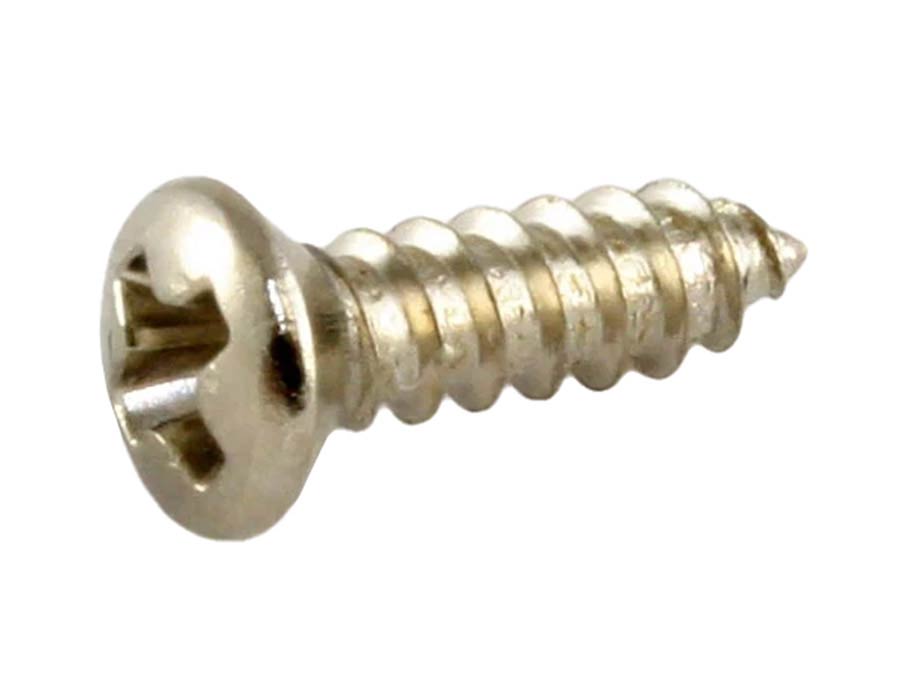 Allparts - GS0050B01 - bulk pack of Gibson® size pickguard screws, nickel, 100pcs