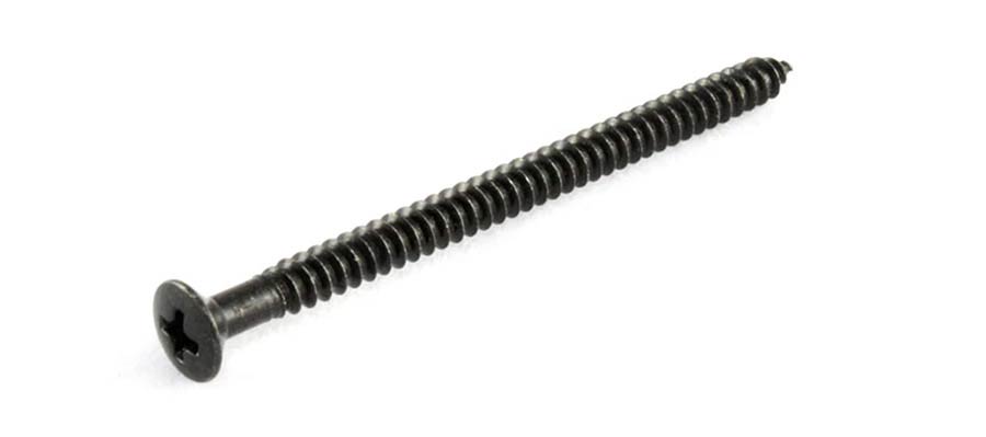 Allparts - GS3312B03 - soapbar pickup mounting screws, black, 50 pcs
