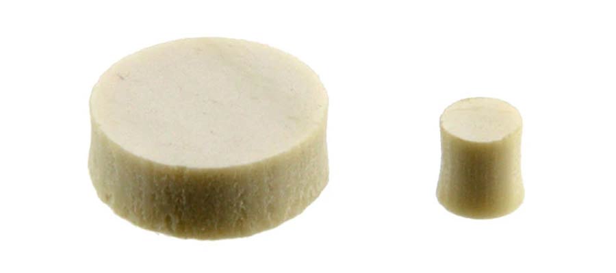 Allparts - LT0484000 - inlay and side dots, vintage clone clay, 10 fingerboard and 10 side dots