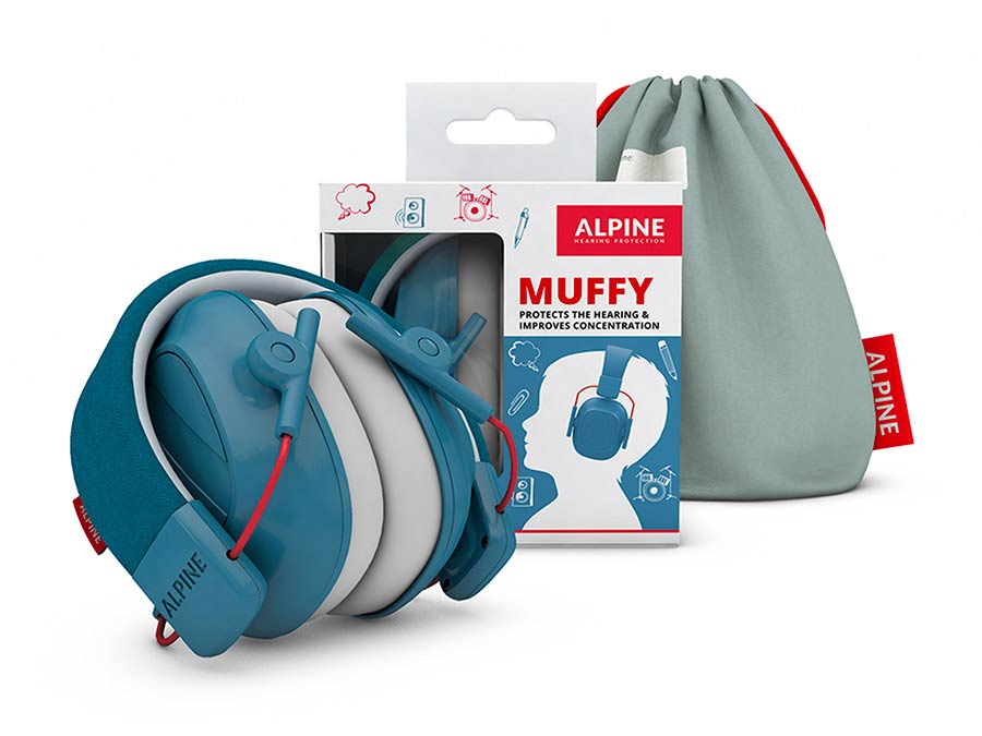 Alpine Hearing Protection - ALP-MUFF/BU - Muffy Kids earmuff – Earmuff, Blue