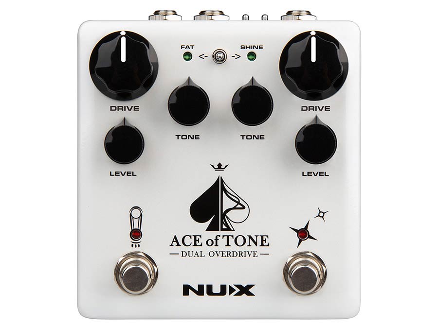 analog dual effects pedal overdrive ACE OF TONE