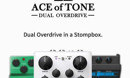 analog dual effects pedal overdrive ACE OF TONE