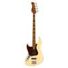 lefty alder 4-string passive bass guitar vintage white