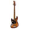 lefty alder 5-string passive bass guitar tobacco sunburst