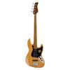 fretless alder 4-string passive bass guitar natural