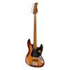 fretless alder 4-string passive bass guitar tobacco sunburst