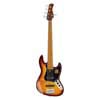 fretless alder 5-string passive bass guitar tobacco sunburst