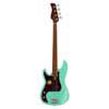 lefty alder 4-string passive bass guitar mild green