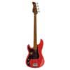 lefty alder 4-string passive bass guitar dakota red