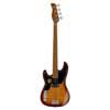 lefty alder 4-string passive bass guitar tobacco sunburst