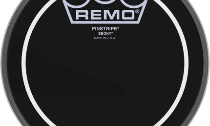 Remo - ES-0606-PS - 6" Ebony Pinstripe Tom Head