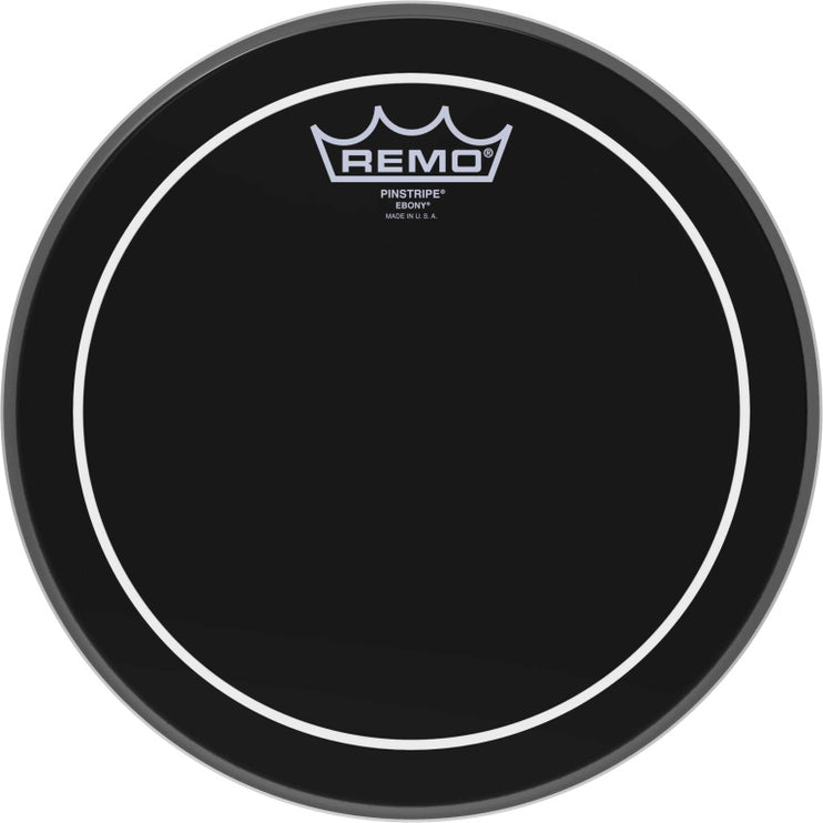 Remo - ES-0610-PS - 10" Ebony Pinstripe Tom/ Snare head