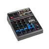 mixing console 2 mono + 2 stereo inputs, USB player, audio interface, 48V phantom power, delay