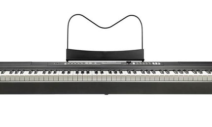 digital stage piano with 88 hammer action keys, 137 voices, display, 2x10W - black