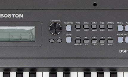 digital stage piano with 88 hammer action keys, 137 voices, display, 2x10W - black