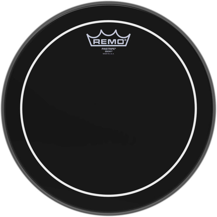 Remo - ES-0612-PS - 12" Ebony Pinstripe Tom/ Snare head