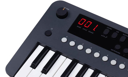 keyboard, 37 mini-size keys, with USB-C cable for MIDI and charging, auto chord, 1 X 2,5 watt