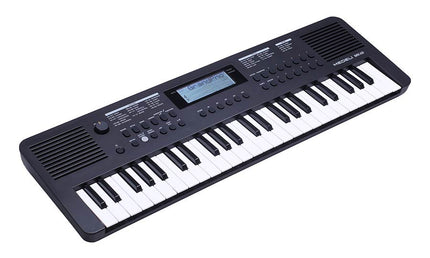 keyboard, 49 touch sensitive mini-size keys, auto chord, 1 X 2,5 watt