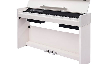 digital compact piano, 88 keys graded hammer action (K6s), 2 x 20 watt - white satin