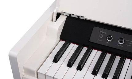 digital compact piano, 88 keys graded hammer action (K6s), 2 x 20 watt - white satin