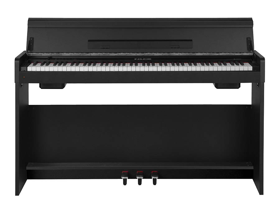 compact digital home piano, 88 keys graded hammer action, 2 x 10 watt, black