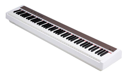 digital stage piano, 88 keys graded hammer action, 2 x 10 watt, white