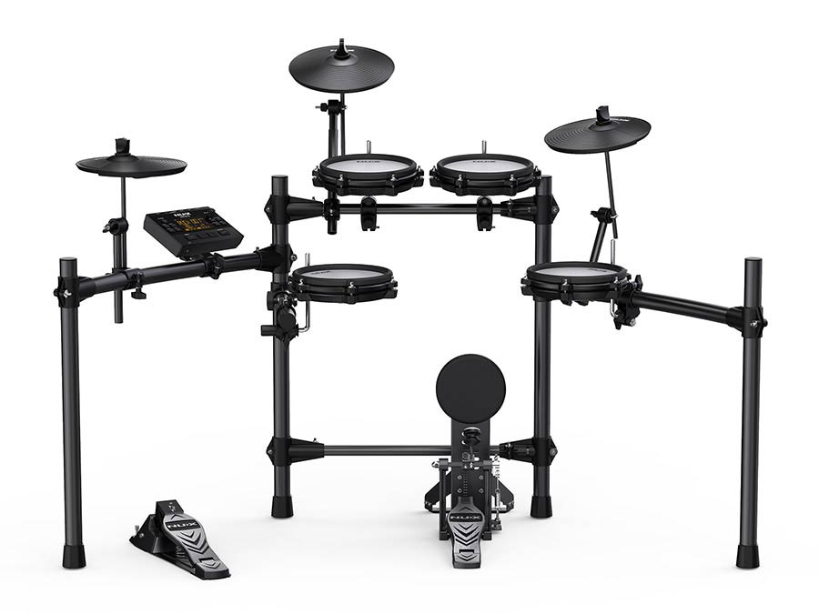 NUX - DM-210 - Disturbing your neighbors? Not enough space for an acoustic drum? Searching for a tool to increase your skills? No problem ! These issues are easy to overcome with DM-210 – Or Bluetooth