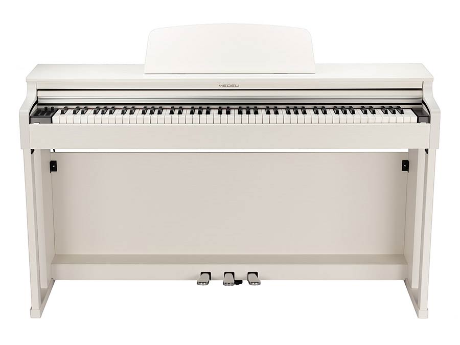 digital home piano, 88 keys graded hammer action (K6s), 2 x 20 watt - white satin