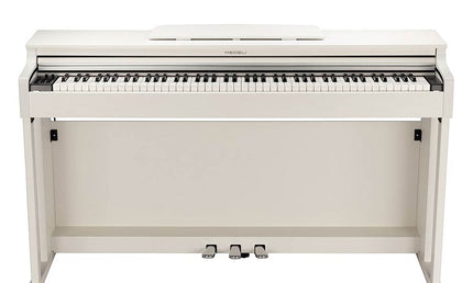 digital home piano, 88 keys graded hammer action (K6s), 2 x 20 watt - white satin