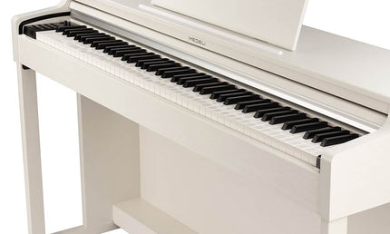 digital home piano, 88 keys graded hammer action (K6s), 2 x 20 watt - white satin