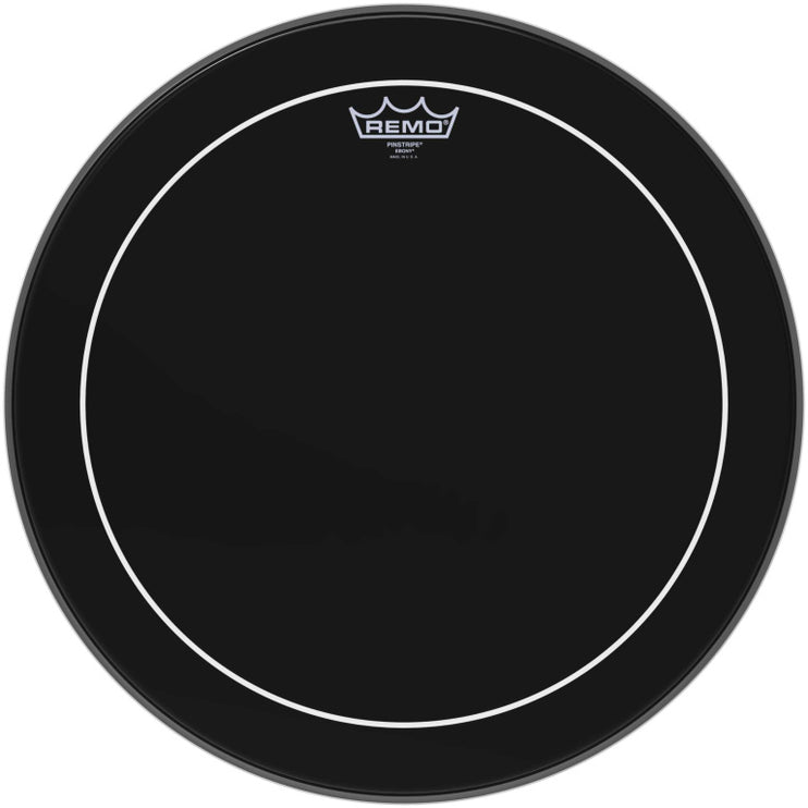 Remo - ES-0618-PS - 18" Ebony Pinstripe Floortom Head