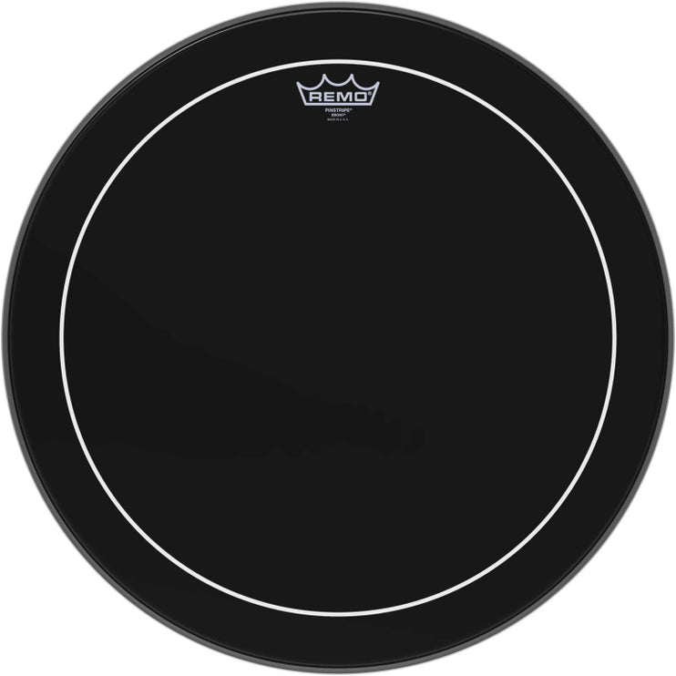 Remo - ES-0620-PS - 20" Ebony Pinstripe Floortom Head