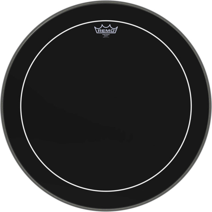 Remo - ES-1622-PS - 22" Ebony Pinstripe Bass Drum Head