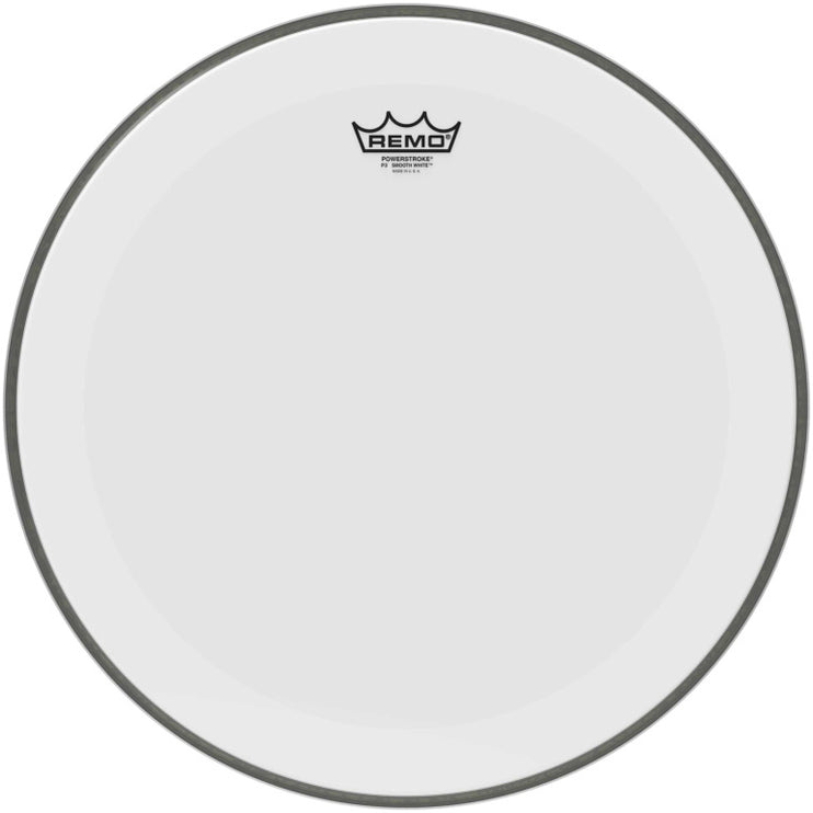 Remo - P3-1218-C1 - 18" Powerstroke 3 Smooth White bass drum head