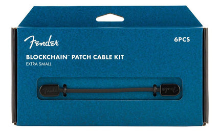 Blockchain patch cable kit, black, extra small