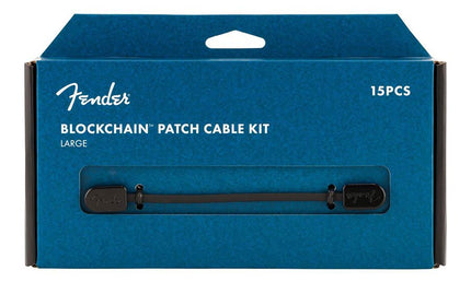 Blockchain patch cable kit, black, large