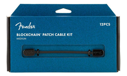 Blockchain patch cable kit, black, medium