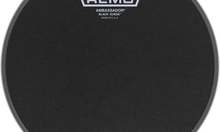 Remo - BA-0808-ES - 08" Black Suede Ambassador Tom Head