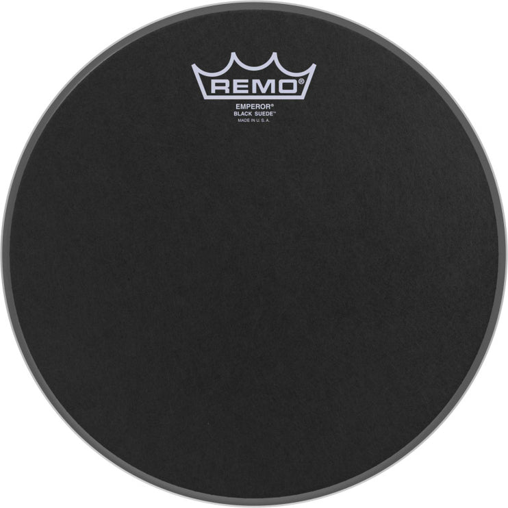 Remo - BE-0810-ES - 10" Black Suede Emperor Tom/ Snare head