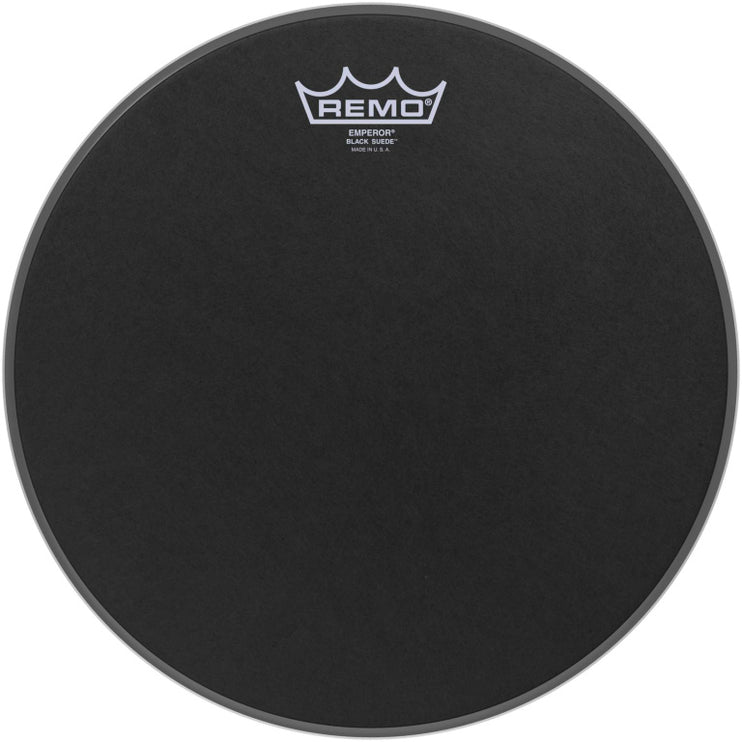 Remo - BE-0812-ES - 12" Black Suede Emperor Tom/ Snare head