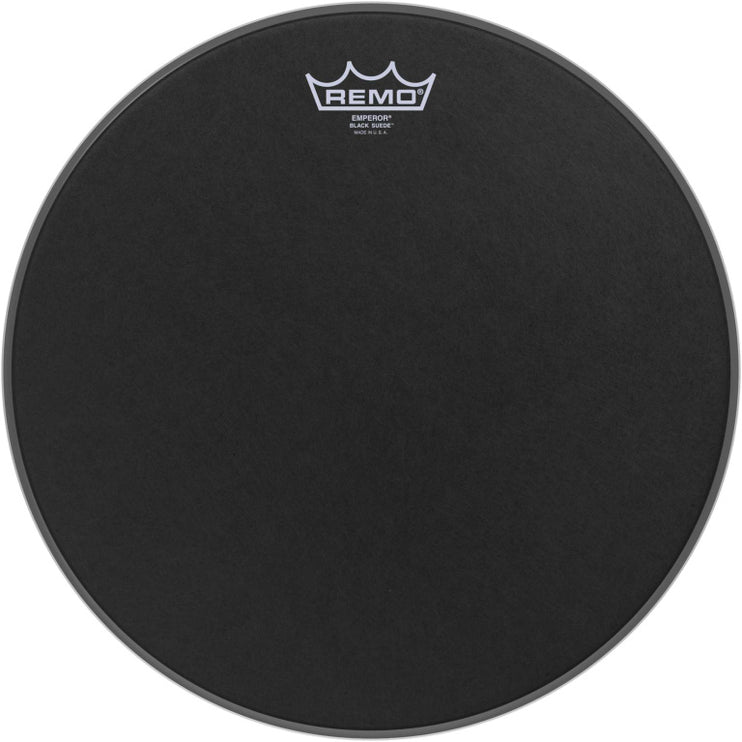 Remo - BE-0814-ES - 14" Black Suede Emperor Tom/ Snare/ Floortom head