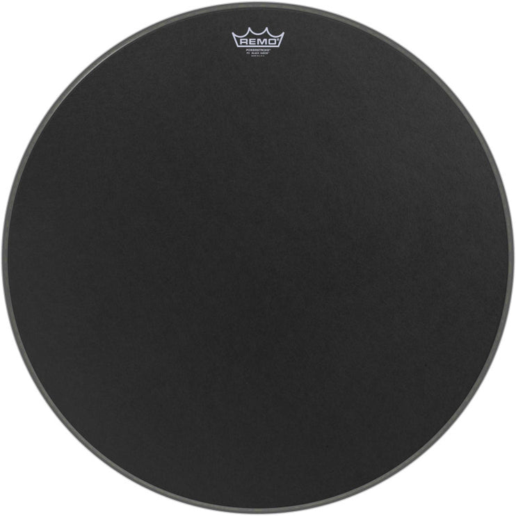 Remo - P3-1818-ES - 18" Powerstroke 3 Black Suede Bass Drum Head