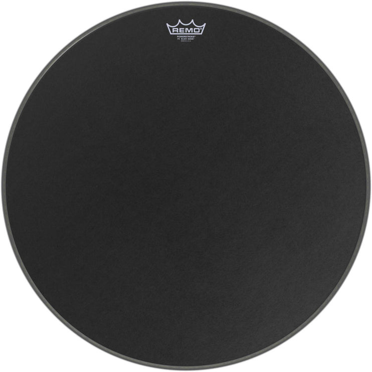 Remo - P3-1824-ES - 24" Powerstroke 3 Black Suede Bass Drum Head