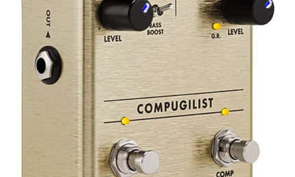 Compugilist Compressor/Distortion, effects pedal for guitar or bass