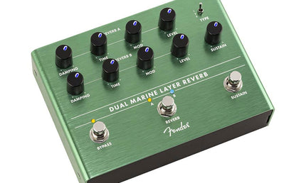 Dual Marine Layer Reverb, effects pedal for guitar or bass