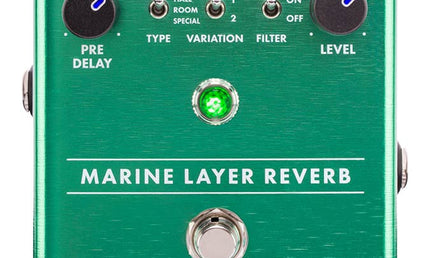 Marine Layer Reverb, effects pedal for guitar or bass