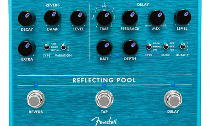 Reflecting Pool Delay/Reverb, effects pedal for guitar or bass