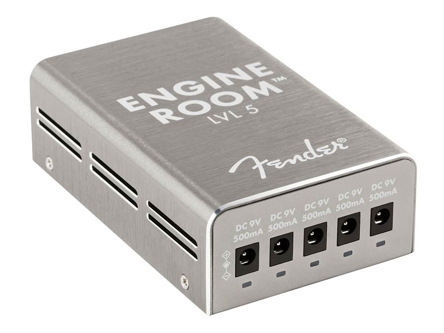 Engine Room LVL5, effects pedal power supply , 5x 9V DC 500 mA isolated outputs, 230V EUR